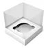 CAIXA 1 CUPCAKE TAMPA ACETATO 8,5X8,5X8,5 BRANCO
