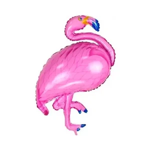 BALÃO METALIZADO FLAMINGO – ROSA OU AZUL – 1 UNIDADE