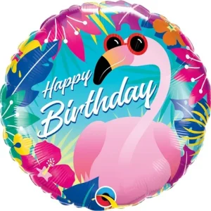 BALÃO METALIZADO FLAMINGO – 1 UNIDADE