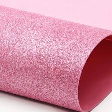 PLACA DE EVA GLITTER 40X60 ROSA CLARO