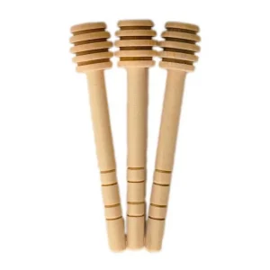 Pegador de Mel de Madeira 10cm com 100un