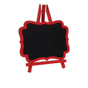 Cavalete de Madeira Vermelho Médio