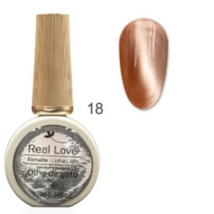 Esmalte em Gel Olho de Gato Real Love Estrela Cor 18 10ml