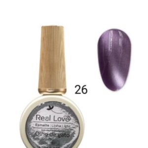 Esmalte em Gel Olho de Gato Real Love Estrela Cor 26 10ml