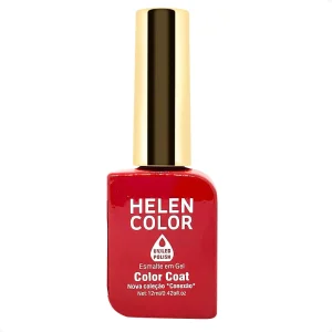 Esmalte em Gel Helen Color Conexão Vermelho Carmim 118