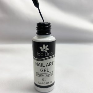 ESMALTE ESPECIAL PONTA FINA LIRIO 01 PURE BLACK