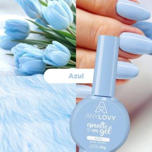 ESMALTE EM GEL AZUL IGUAL CEU ANY LOVY