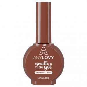 ESMALTE GEL MARROM CLARO ANYLOVY 10G