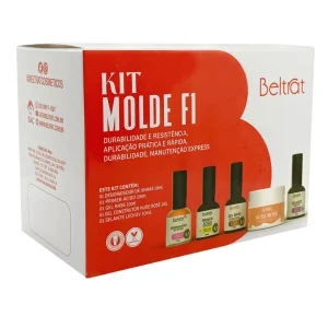 Kit Molde F1 Beltrat Primer Gel Base e Selante UV Pro