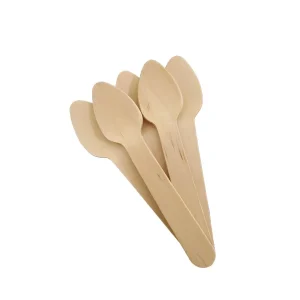 Mini Colher de Madeira 9,5cm com 10 uni